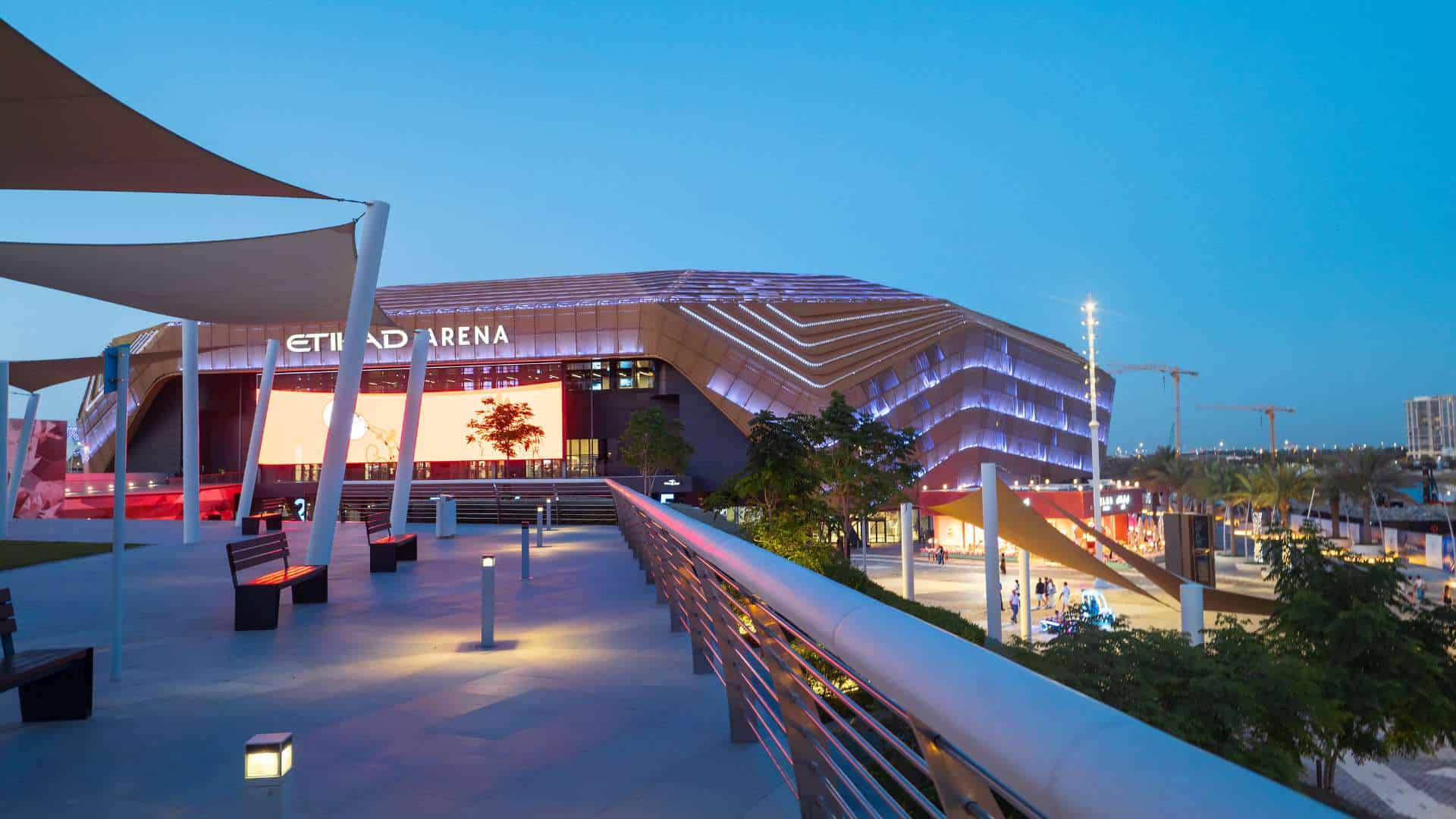 Etihad Arena Yas Island Abu Dhabi