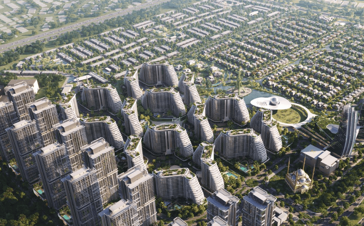 Modern Address Point Properties urban residential complex in Dubai, luxury living, scenic views, and prime location.