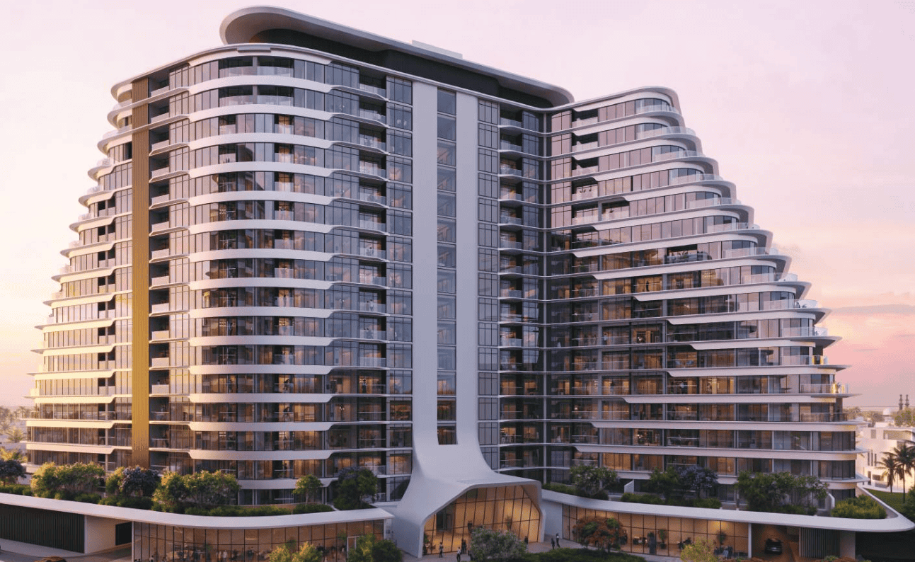 Luxurious modern high-rise residential building in Address Point Properties Dubai.