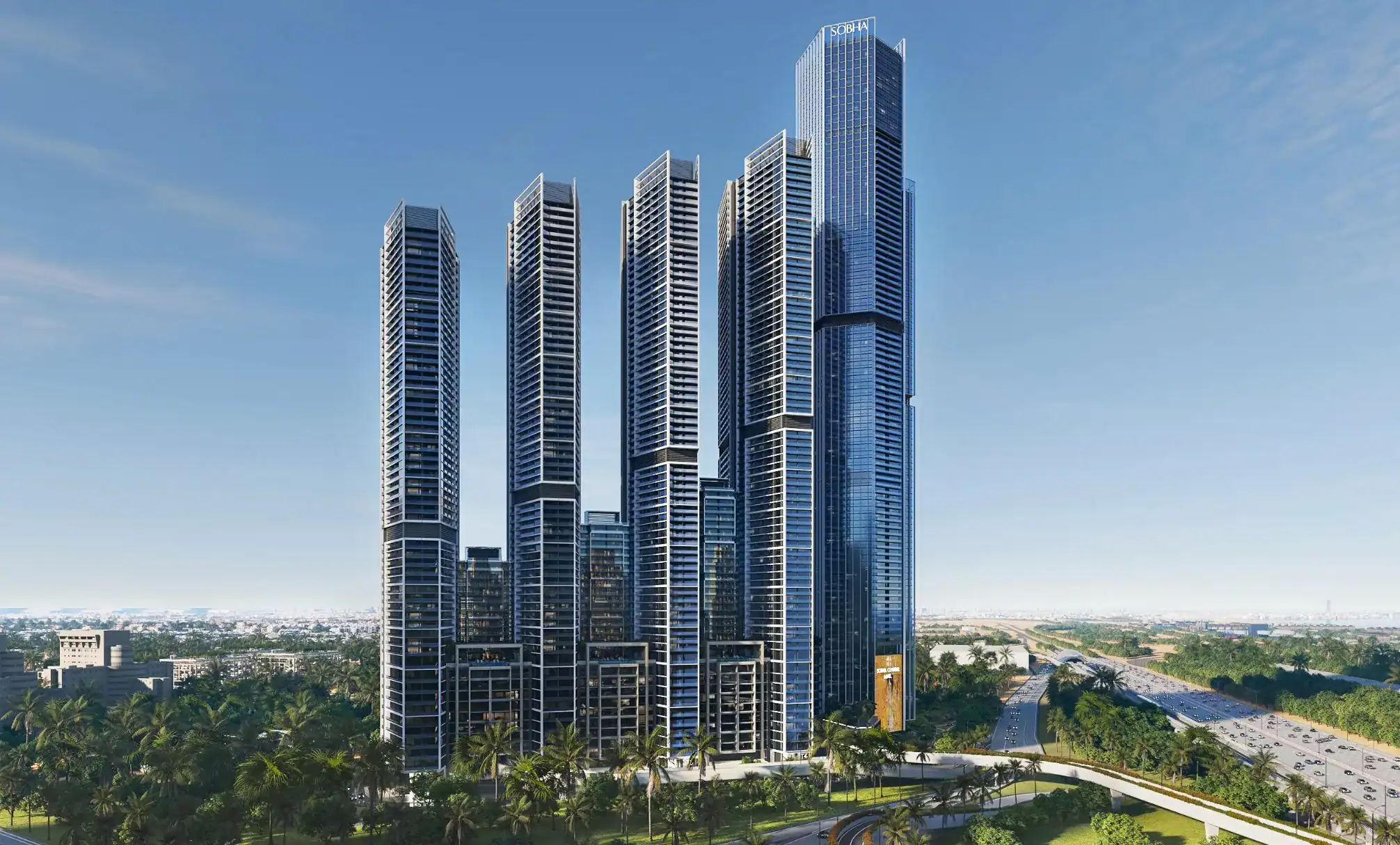 Luxurious Address Point Properties skyscraper in the Dubai skyline with modern architecture.