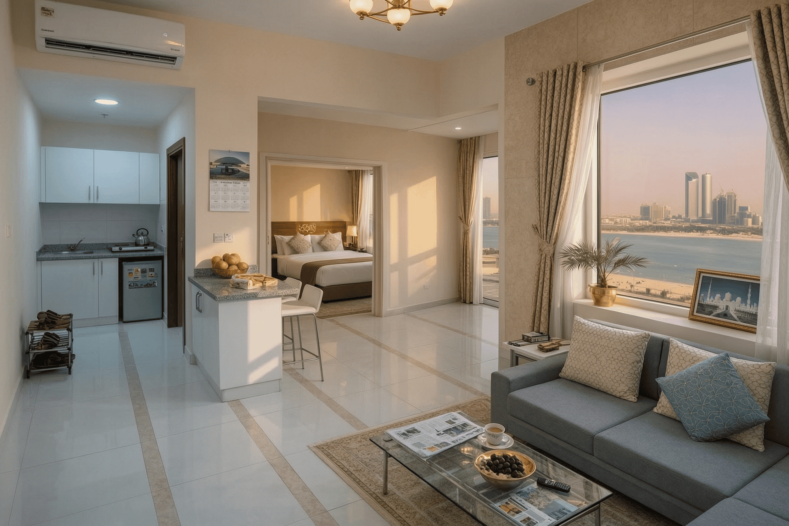 one bedroom apartment sample image