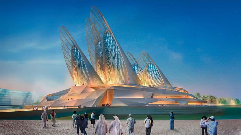 Sheikh zayed national museum saadiyat island abu dhabi