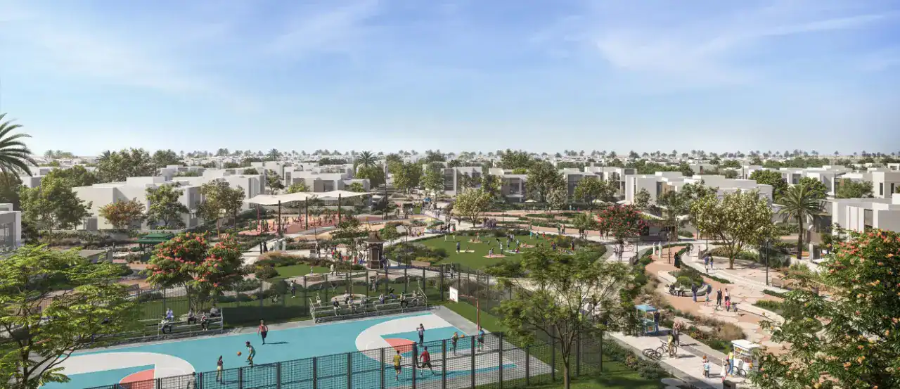 Al Shamkha Abu Dhabi, Alreeman 2 community park and villas by Aldar