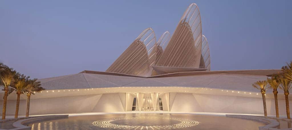 Zayed National Museum on Saadiyat Island, the UAE national museum designed by Foster + Partners