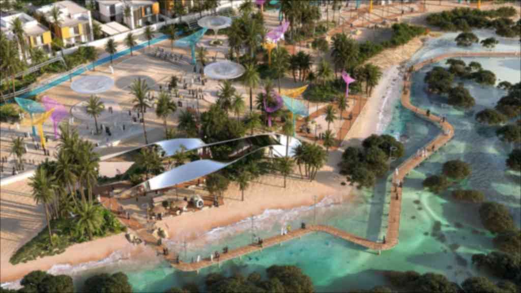 Saadiyat Lagoons villas by Aldar facing the mangroves on Saadiyat Island