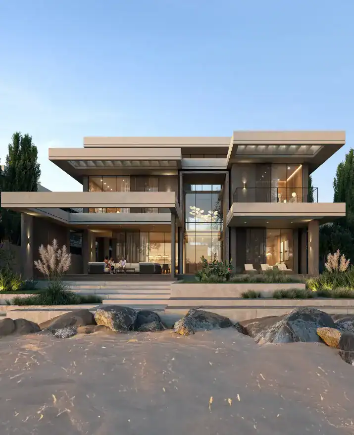 Villa render at Naseem AlJurf by IMKAN