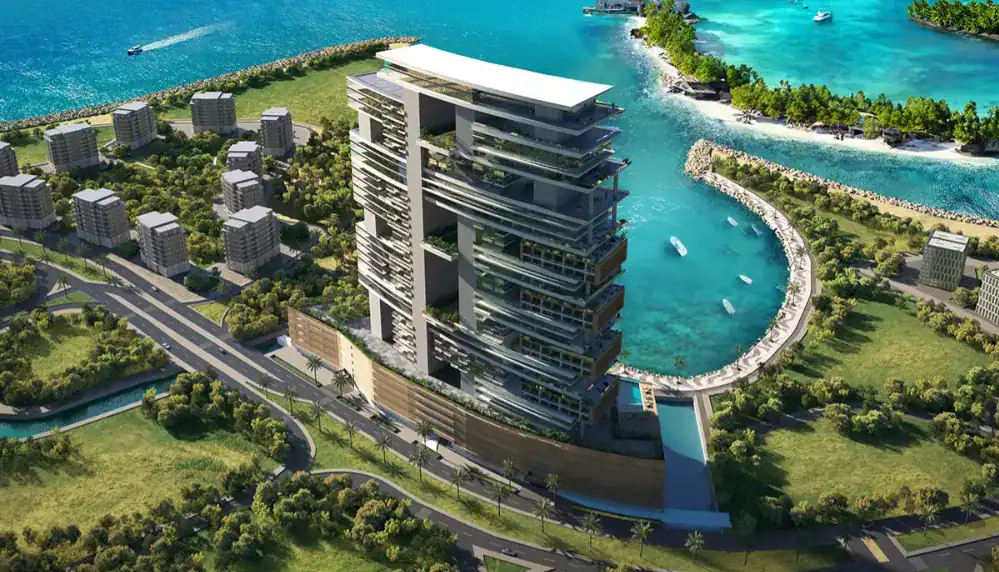 Radiant Marina Towers on the Shams Abu Dhabi waterfront, Al Reem Island