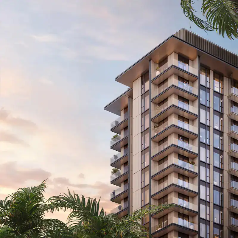 Residential tower render at Tara Park by Modon on Reem Island
